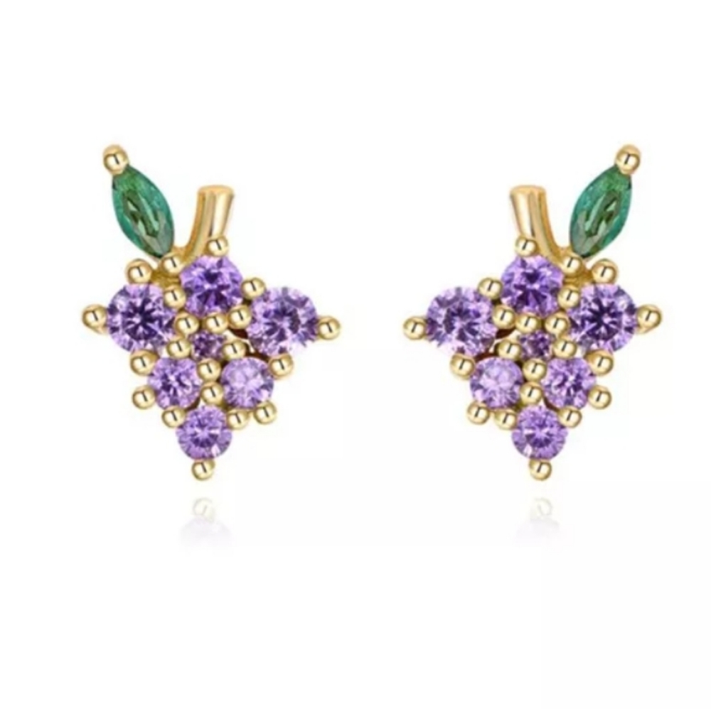 Grapes 14K Gold Filled Earrings
